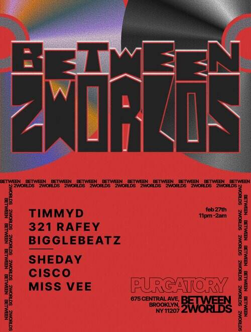 Between 2 Worlds flyer