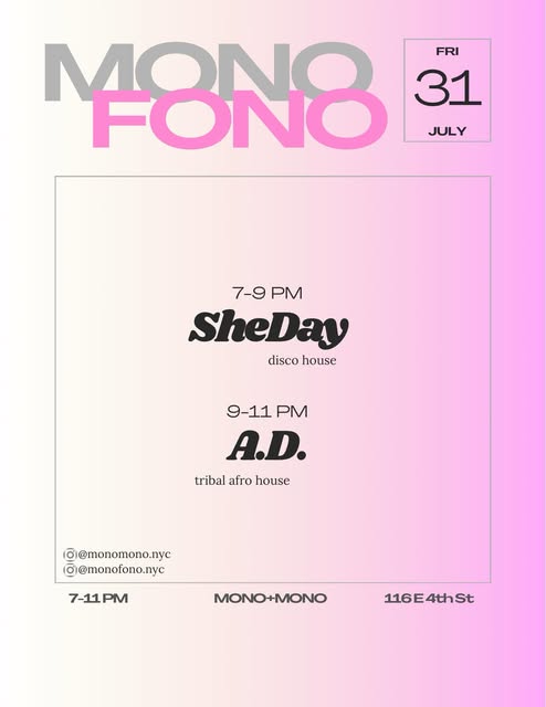 Mono+Fono flyer